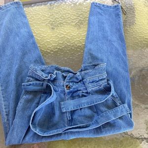 Who what wear paper bag jeans